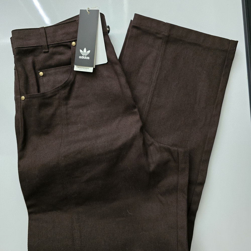 Adidas Dark Brown Kader Twill Pants